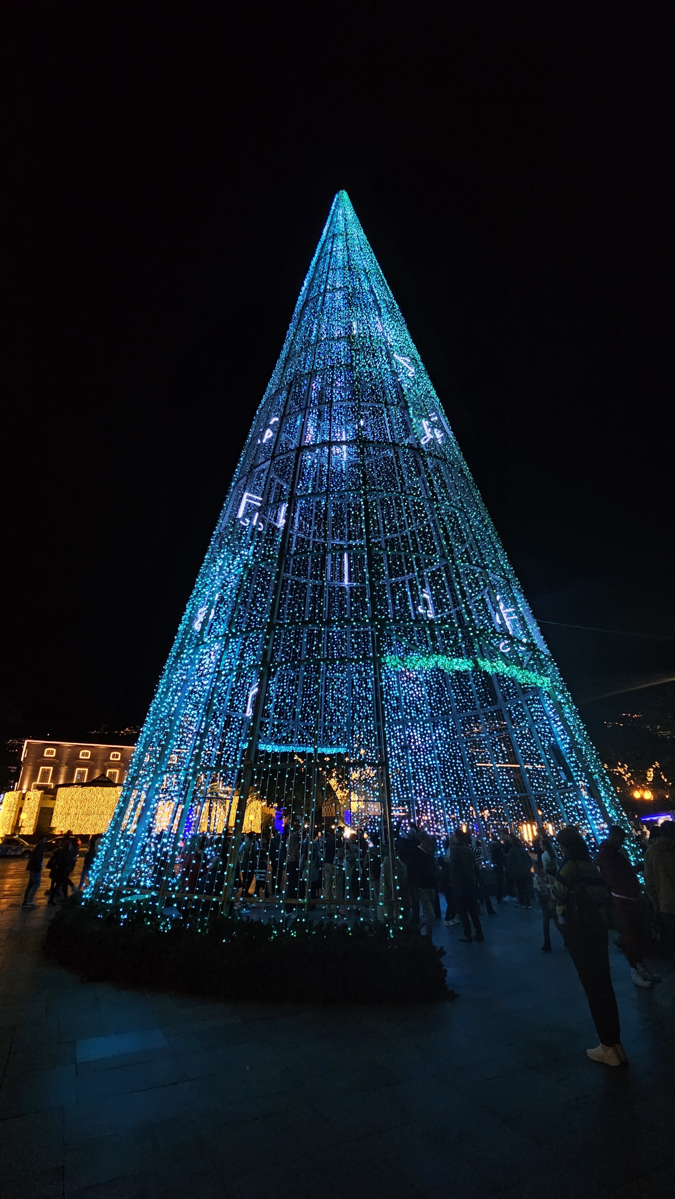 Vánoční strom ve Funchalu