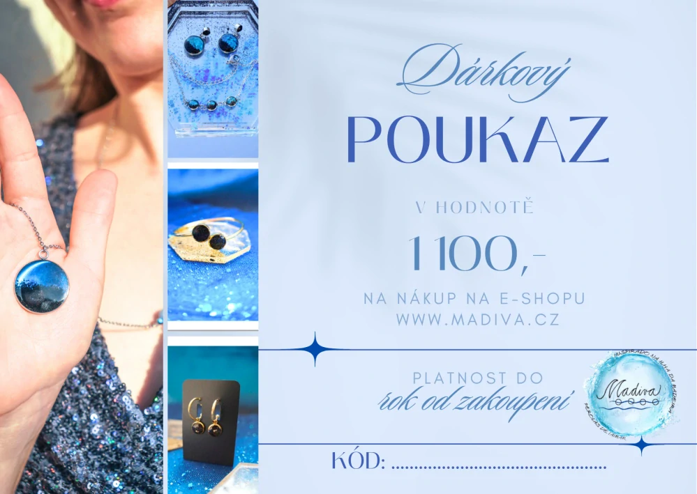 Dárkový poukaz na 1 100,-