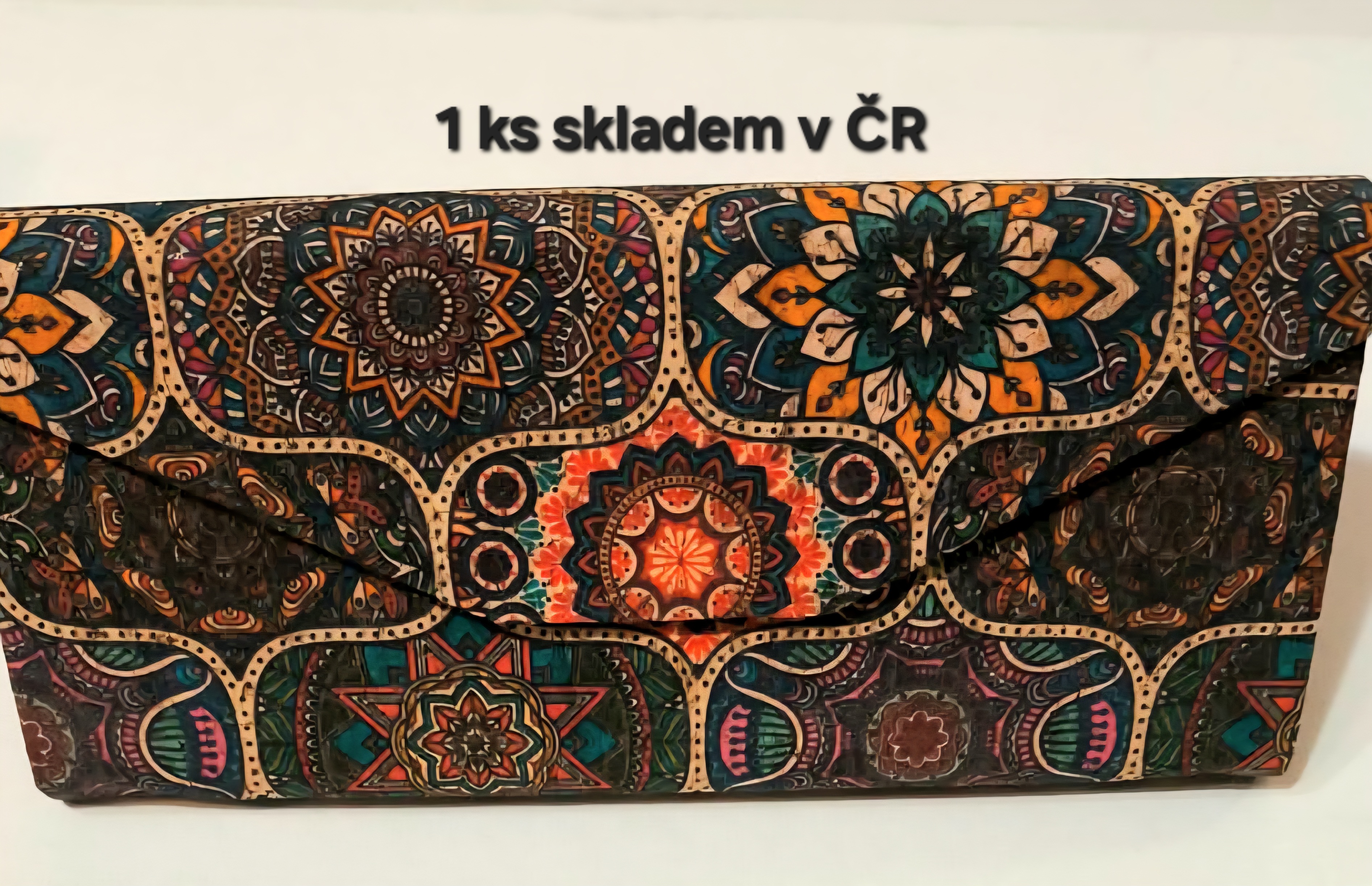 Korek - pouzdro na brýle triangl: mix s ornamenty