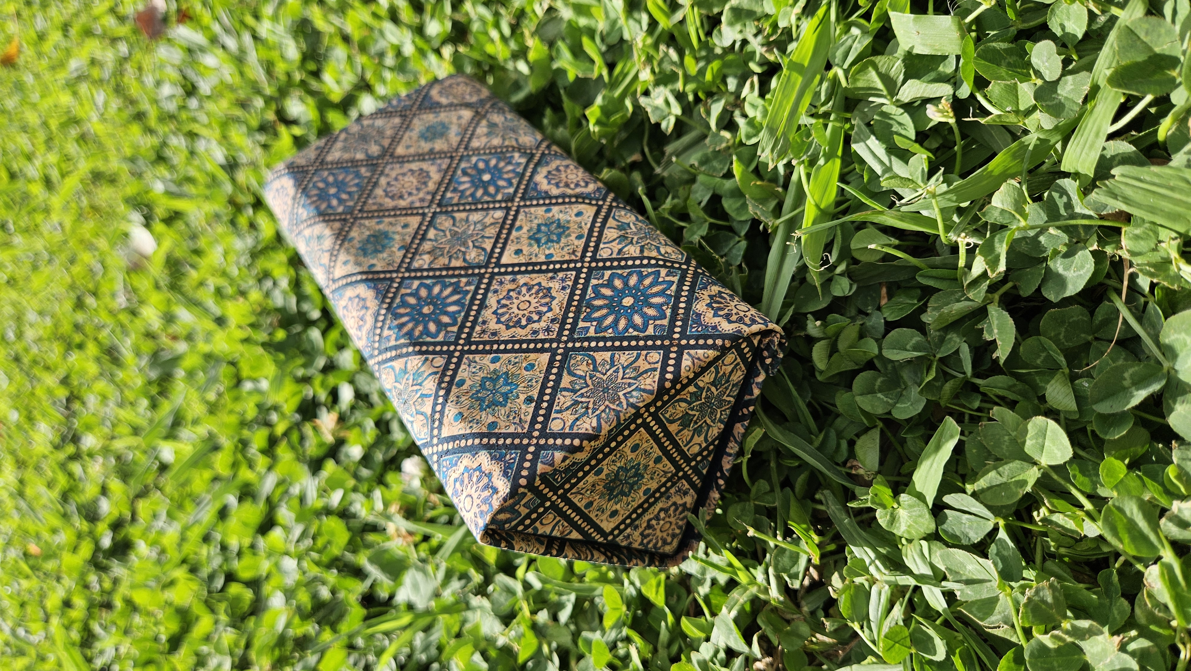 Korek - pouzdro na brýle triangl: modrá