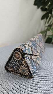 Korek - pouzdro na brýle triangl: modrá