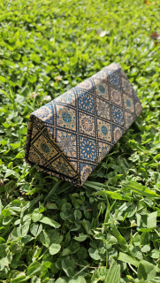 Korek - pouzdro na brýle triangl: modrá